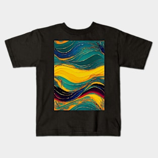 Rainbows Everywhere! Colorful abstract pattern #10 Kids T-Shirt